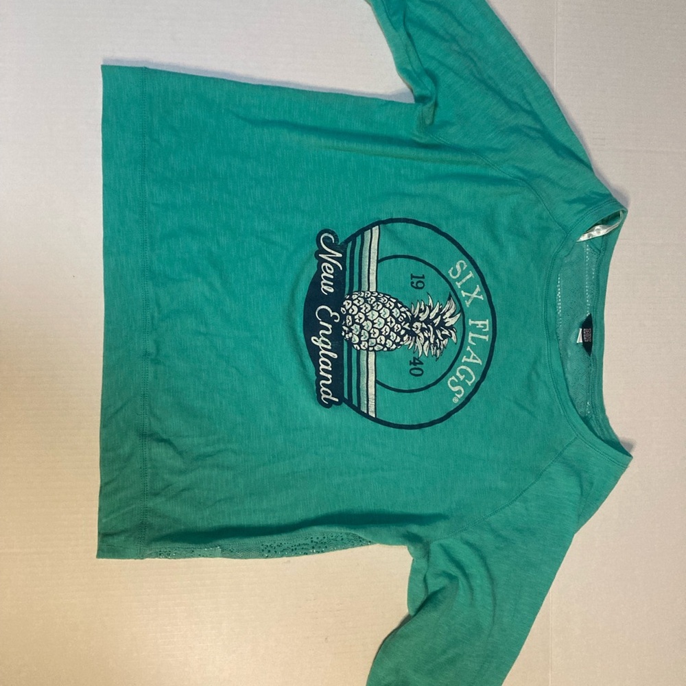 Juniors Teal Long Sleeve Shirt